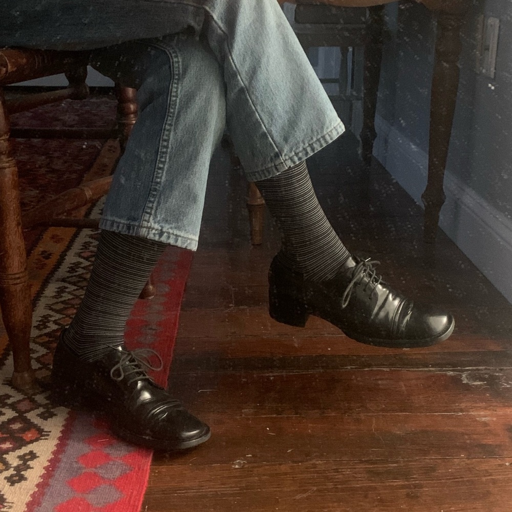 Via Spiga Classic Black Leather shoes.. Size 6 1/2. - Picture 2 of 11